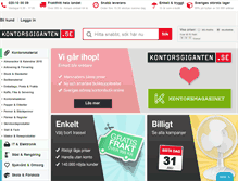 Tablet Screenshot of kontorsmagasinet.se